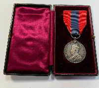 George V Cased Imperial Service Medal