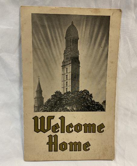 WW2 British Greenock Welcome Home Card 