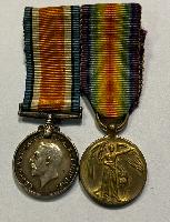WW1 British Miniature Medal Pair