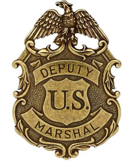 Code: G112/L Replica Eagle Deputy U.S. Marshall Badge 