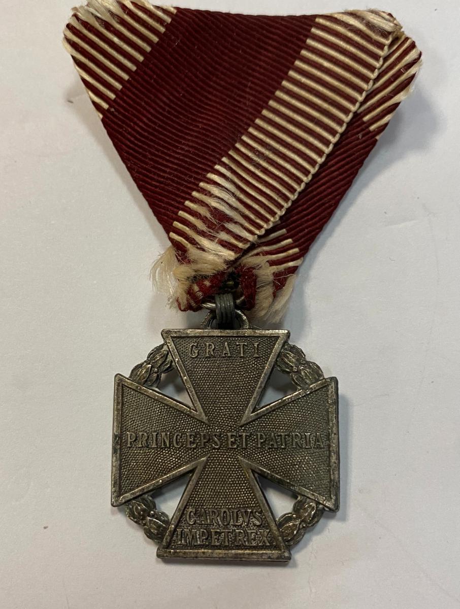 WWI Austro Hungarian Karl Troop Cross