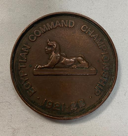 British Egyptian Command 1921-22 Medallion