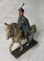 WW2 German Lineol Mussolini Mounted Figure