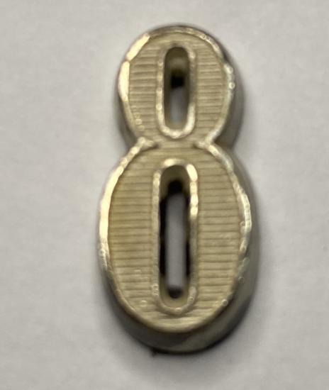 WW2 German Senior NCO Number '8' Shoulderstrap Cypher  