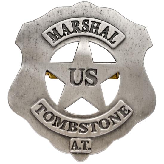 Code: G105 Replica US Marshall Tombstone Badge