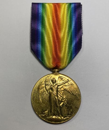 British WW1 Victory Medal  8th Battalion  South Stafford Regiment