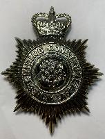 West Riding Police Helmet Plate With Rosette Top