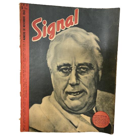 WW2 German Signal Magazine-Roosevelt Cover