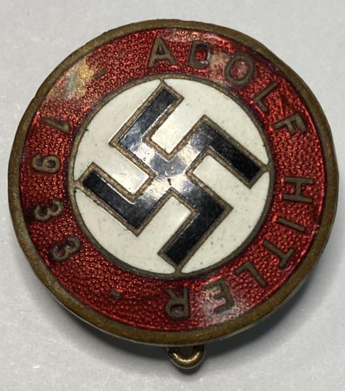 Replica WW 2 German Adolf Hitler Party Badge