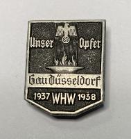 WW2 German Gau Dusseldorf WHW1937-38 Badge