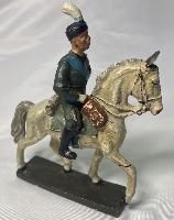 WW2 German Lineol Mussolini Mounted Figure