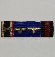 WW2 German Four Medal Ribbon Bar