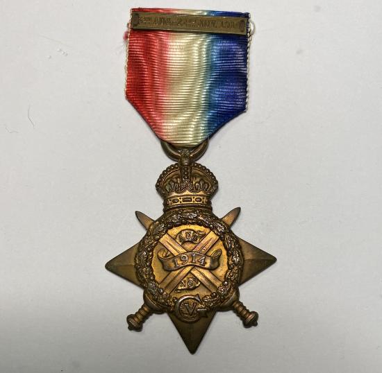 WW1 British 1914 Star To Royal Scots Fusiliers