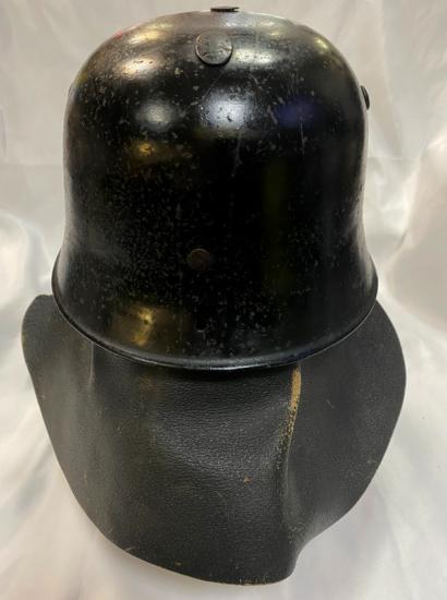 WW2 German Feuerschutzpolizei Helmet