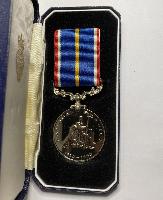 British Cased National Service Medal