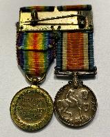 WW1 British Miniature Medal Pair