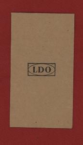 Replica WW2 German  'LDO' Award Paper Envelope