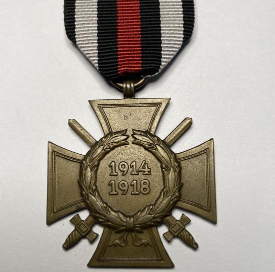 German Honour Cross With Swords