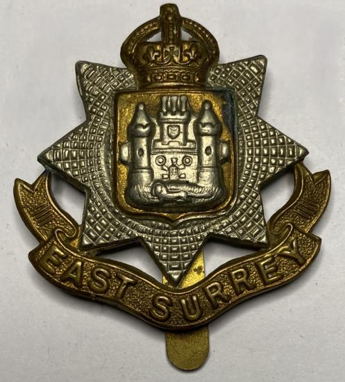 WW2 British East Surrey Cap Badge