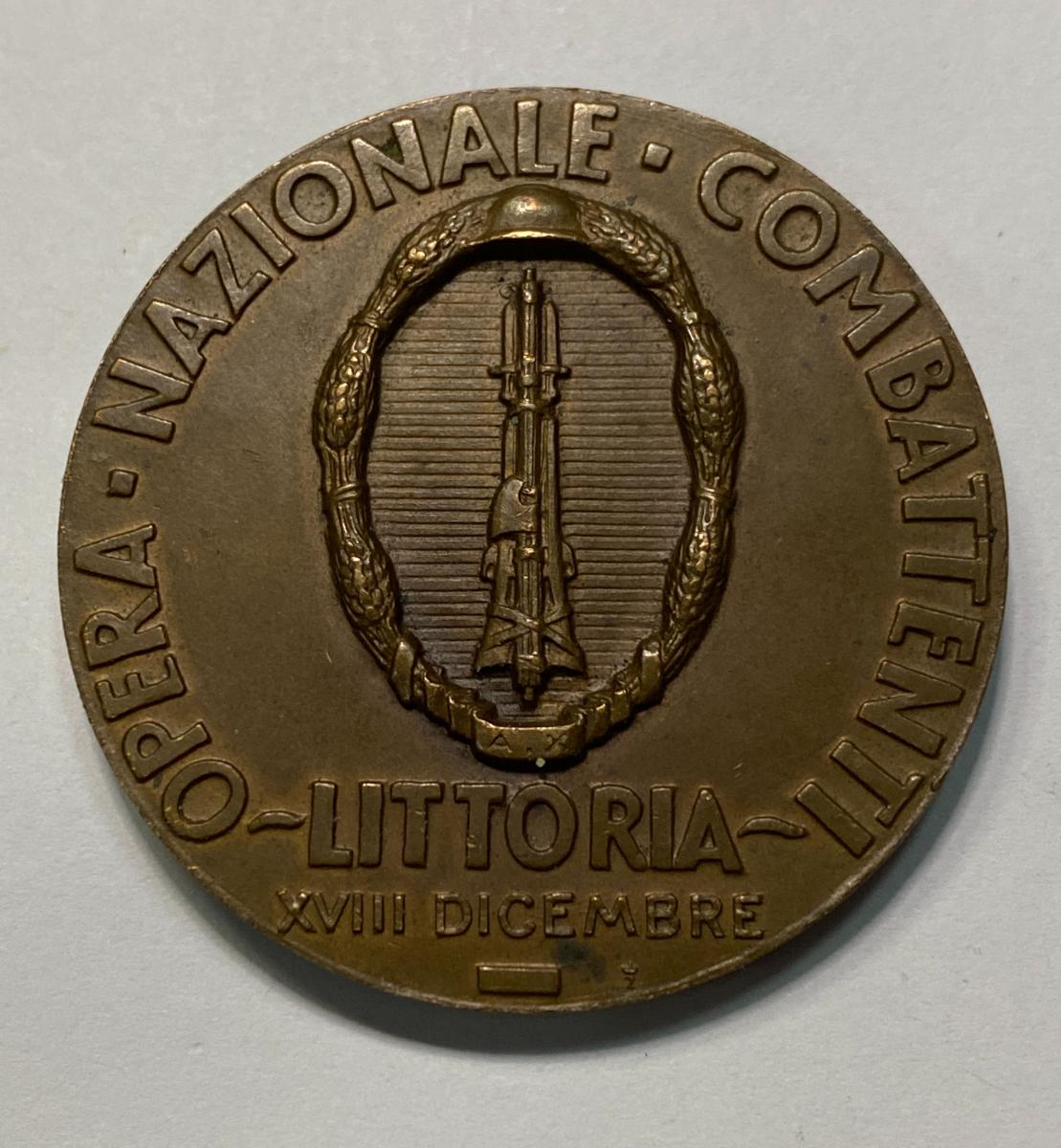 Ww2 Italian 1932 Year Xi Medallion