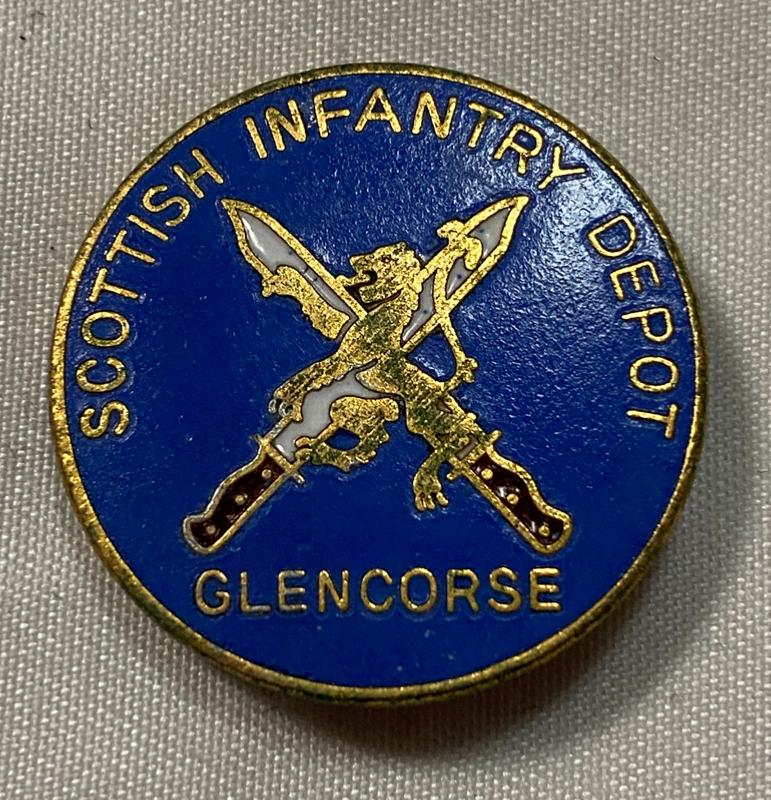 Scottish Infantry Depot Glencorse Badge