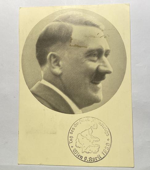 WW2 German Adolf Hitler Postcard.