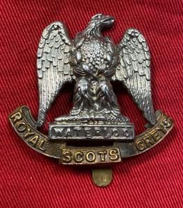 Ww2 Royal Scots Greys Cap Badge