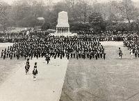 Grenadier Guards Inspection 1929 Carded Photograph 