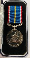 British Cased National Service Medal
