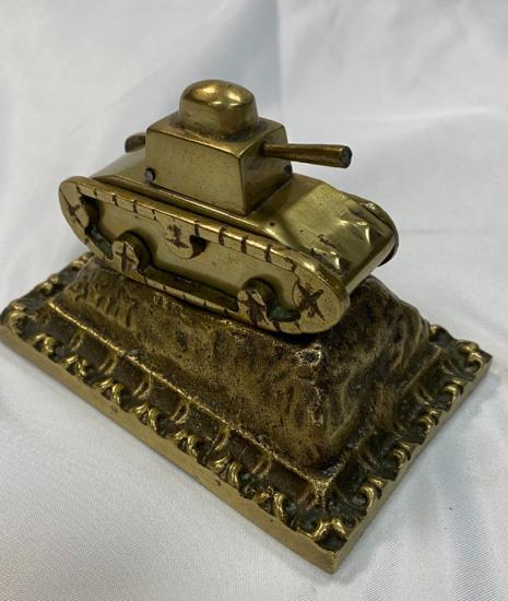 WW1 British Trench Art Tank- SHOP COLLECTION ONLY!