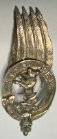 Seaforth  Highlanders 5th Battalion Silver Officers Cap Badge