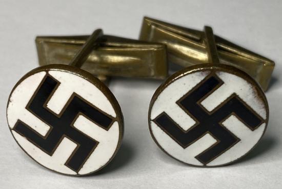 Replica Swastika Cufflinks