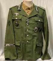 Replica Afrika Korp Tunic Rank Of Colonel Of Panzergrenadiers