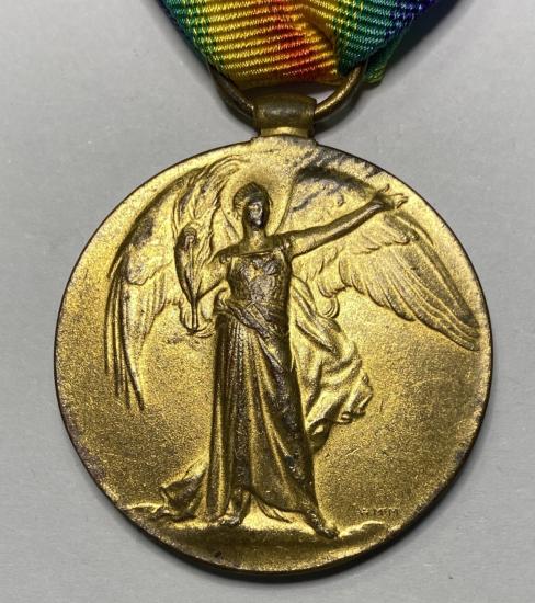 WW1  British Victory Medal To Royal Army Service Corps