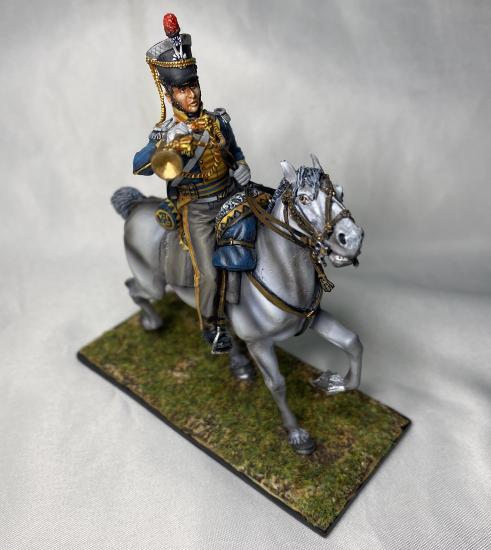 First Legion 30th scale NAP0199  British 12th Light Dragoons Trumpeter