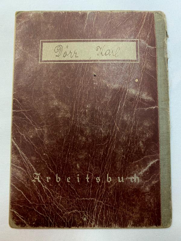 WW2 German Arbeitsbuch