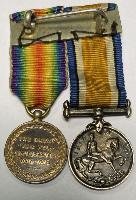 WW1 British War And Victory Miniature Medals 