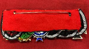 court mounted medals reverse