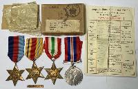 WW2 British Medal Group In Box