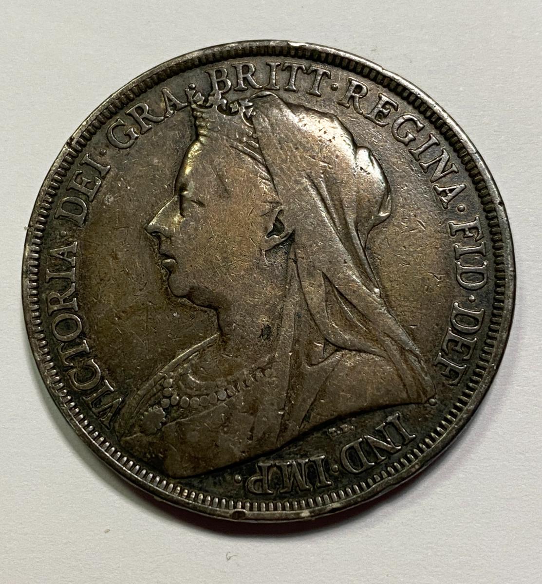 Victoria 1897 Old Head Silver Crown