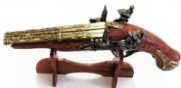 G1026 Napoleonic French Two Barrel Pistol Made For Napoleon