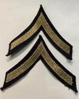 WW2 US Army Private First class rank chevrons