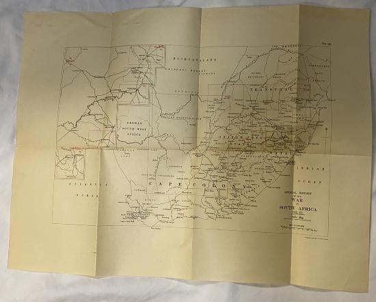 Official History Of The War IN South Africa Index Map