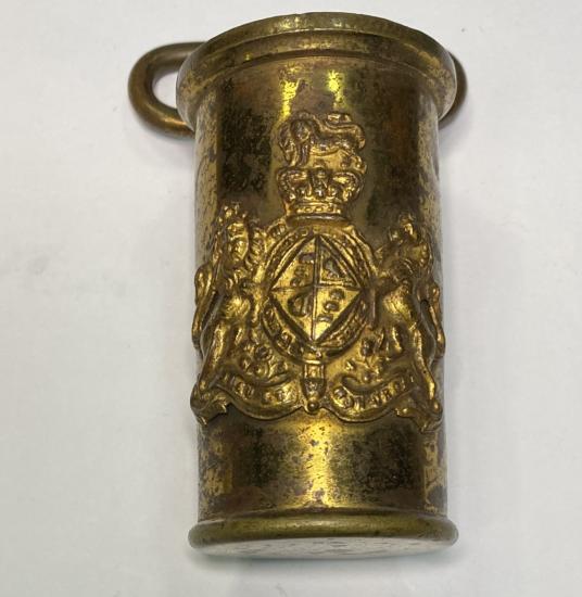 Victorian British Army Brass Flag Pole Cup