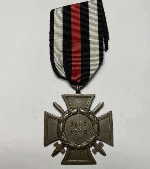 German Honour Cross With Swords