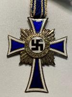 WW2 German Mothers Cross In Silver