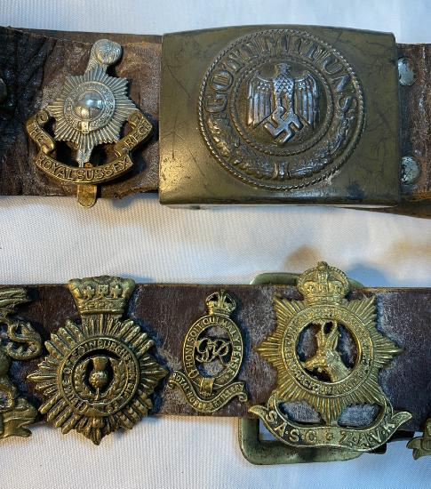 WW2 British & German Trophy Belts
