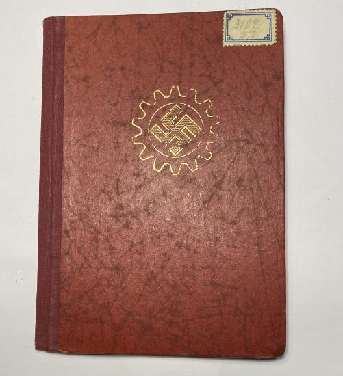 WW2 German DAF Pass Book