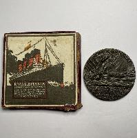 WW1 British Cased Lusiitania Medal