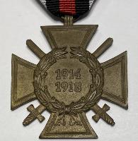 German Honour Cross With Swords